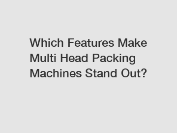 Which Features Make Multi Head Packing Machines Stand Out?