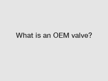 What is an OEM valve?