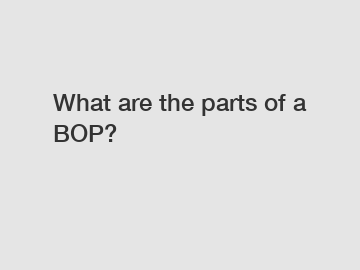 What are the parts of a BOP?